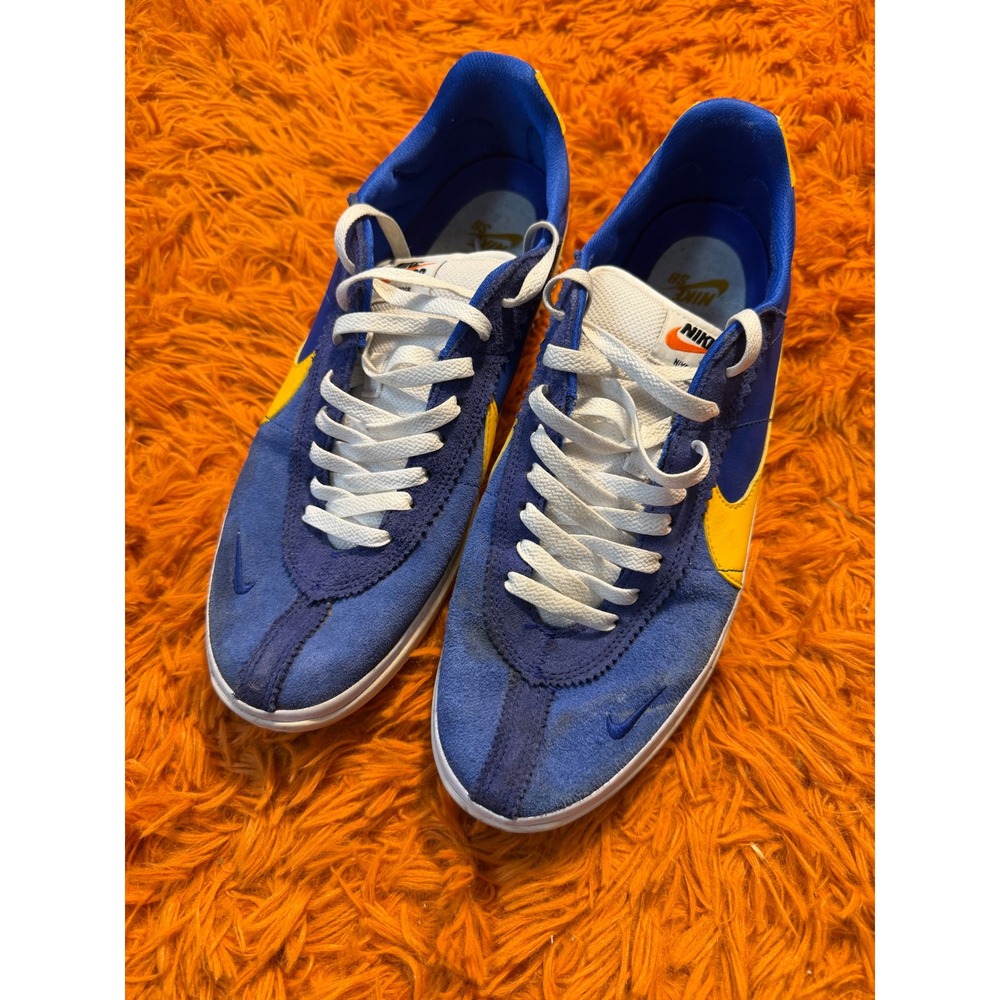 Nike SB BRSB Blue Yellow Skate Shoes DH9227-400 Mens 11.5